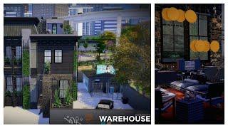 WAREHOUSE| A Man´s Playground | Realistic Build | The Sims 4: CC Build