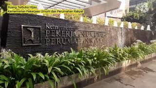 Ruang Terbuka Hijau Gedung Kementerian PUPR #kementerianPUPR