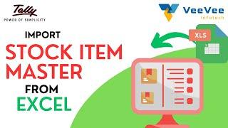 Effortless Integration: Importing Stock Item Master from Excel to Tally Prime Tutorial | Tamil