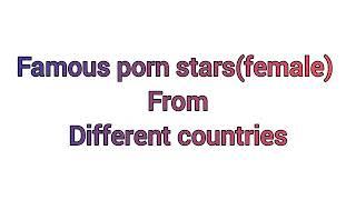 female porn stars from different countries #sunnyleone  #datawala #miakhalifa