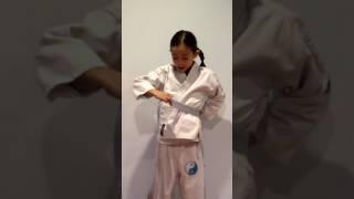 Super-Lock: advanced way to tie kids brazilian jiu jitsu belt