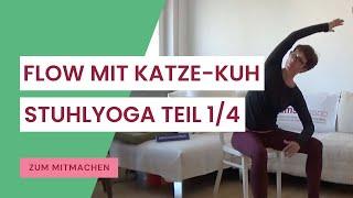 Zum Mitmachen: Stuhlyoga - Teil 1/4: Flow mit Katze-Kuh für Multiple Sklerose Betroffene (MS.TV)