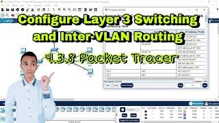 cara Configure Layer 3 Switching and Inter VLAN Routing | 4.3.8 Packet Tracer Cisco