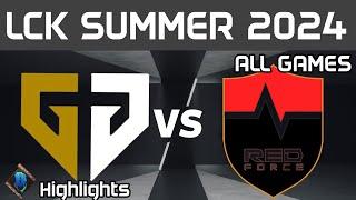 GEN vs NS Highlights ALL GAMES LCK Summer 2024 Gen.G vs NS RedForce by Onivia