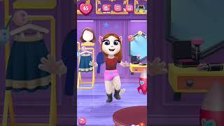 Angela's playing #mytalkingangela2 #angelaplaying #shortsfeed #games