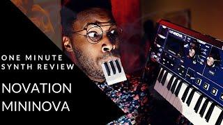 ONE MINUTE SYNTH REVIEW!!! Ep. 20 Novation Mininova (Halloween Special)
