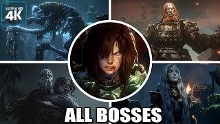 No Rest for the Wicked - All Bosses (With Cutscenes) 4K 60FPS UHD PC
