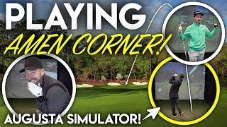 Playing Amen Corner!! Masters Challenge vs Seb on Golf