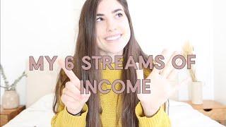 MY 6 STREAMS OF INCOME! *as a stay at home mom* | Ideas to make extra money!