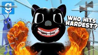 WHO HITS HARDEST?! - TREVOR HENDERSON (Garry's Mod Sandbox) | JustJoeKing