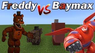 FREDDY vs BAYMAX | Minecraft PE