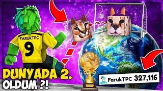  EN POPÜLER SİMÜLATÖRDE DÜNYADA 2. OLDUM *KURUCU TEBRİK ETTİ* | Goal Kick Simulator | Roblox Türkçe