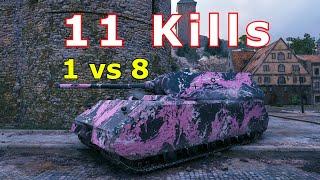 World of Tanks Maus -  11 Kills | 1 VS 8