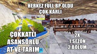 RUST 2X AT FARMI VE GÜBREYLE ZENGİN OLDUK B:2 - RUST TÜRKÇE - RUST PVP - RUST RAİD