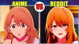Anime VS Reddit "The rock reaction meme Oshi no Ko" Part #9