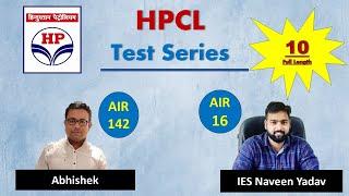 Good News.. HPCL full length Test series by IES Naveen Yadav GATE AIR 16 and Abhishek GATE AIR 142