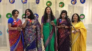 [2023][MoitriSeattle][Cultural] : Song - Jagorone Jay Bibhabori - By Moitri Ladies