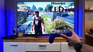 GTA 5 On The PS4 Slim | 65" 4K Hisense ULED  TV | POV Gameplay Test