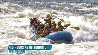 Sport Rafting at Wilderness Tours on the Ottawa River