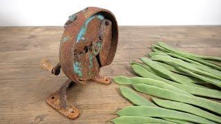 I Restored Nana's Rusty Bean Slicer - Restoration