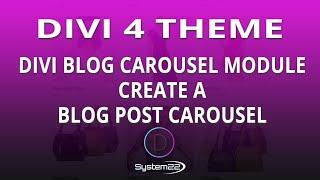 Divi Blog Carousel Module Create A Blog Post Carousel