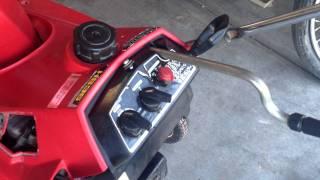 Honda HS35 4-Stroke Snow Blower: First Run after "Neighbor Bob's" Refurbishment