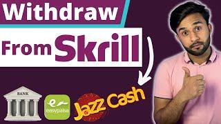 How to Withdraw Money From Skrill in Pakistan 2024 | Skrill To Jazzcash Withdraw