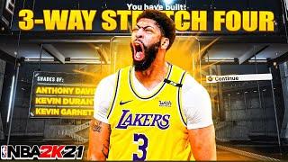 THIS NEW 3-WAY STRETCH BIG BUILD IS GAMEBREAKING! RARE BEST CENTER BUILD IN NBA 2K21 CURRENT GEN!