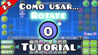 Como usar el Rotate Trigger en Geometry Dash 2.2