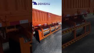 China Dong Xu Tri Axle Side Wall Semi Trailer 60/80 Ton Factory Price | Contact Us for Quotation