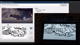 Video Streaming via USB to graphic LCD (SSD1306) from STM32