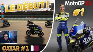 MotoGP 21 Carrière #1 - UNE COURSE DE FOLIE POUR NOS DÉBUTS !