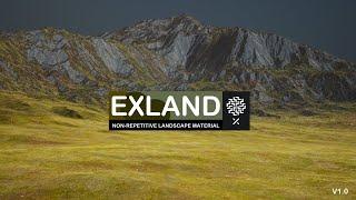 EXLAND - non-repetitive landscape material