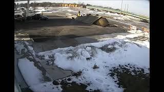 Underground Storage Tank coming out of ground