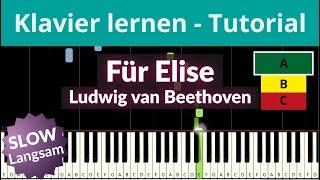 Für Elise TEIL A | Klavier üben #mitmir Piano Tutorial  Felicitas Falke 