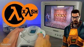 Half Life (Xash3d) - Dreamcast Gameplay - CRT