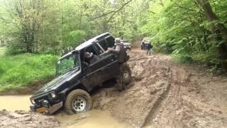 Daihatsu Rocky offroading in Luxemburg