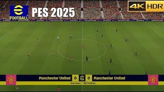 EFootball 2025 PS5 Next Gen Gameplay 4K HDR 60FPS