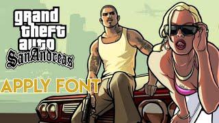 San Andreas| How to apply font on your Android/Iphone