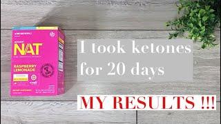 PRUVIT KETO//OS NAT Ketones I took ketones for 20 days | my results