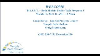 BESST Senior Tech Program 3 03_17_21