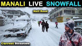 Manali Snowfall | Heavy Snowfall in Manali | Manali Snowfall Today | Manali Today | Manali Vlog