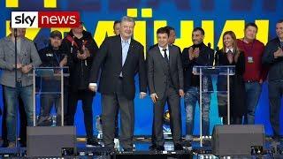 Ukraine's presidential rivals trade insults in TV debate