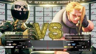 [SFV:CE] HitBoxOne (Akira) vs. arukuaround (Nash) [Ranked Match]