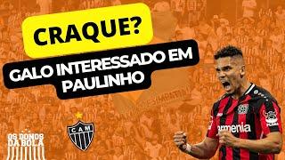 O GALO ESTÁ INTERESSADO NO ATACANTE PAULINHO, DO BAYER LEVERKUSEN