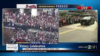 Braves World Series Parade rolls into the Battery | WSB-TV