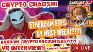 Crypto Otaku - BITCOIN & STONKS PULL BACK! ETH ETF NEXT WEEK? VR CRYPTO INTERVIEWS!? [Episode 100]