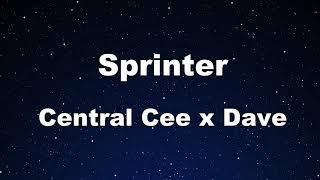 Karaoke Sprinter - Central Cee x Dave 【No Guide Melody】 Instrumental, Lyric