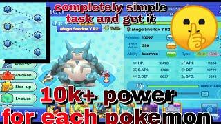 10K+ POWER!!  DO THIS AND INCREASE FOR EACH POKEMON POKETOWN(MONS AWAKEN)