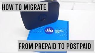 How To Migrate From Prepaid To Postpaid In  Jio Fiber | தமிழ்.